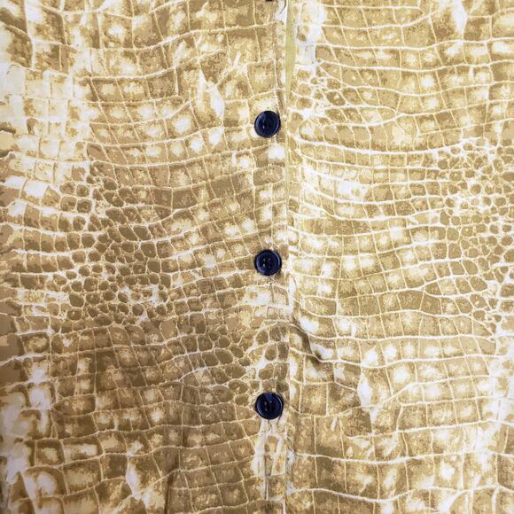 Urban Outfitters| Snake skin Print  Button Down - Picture 5 of 9